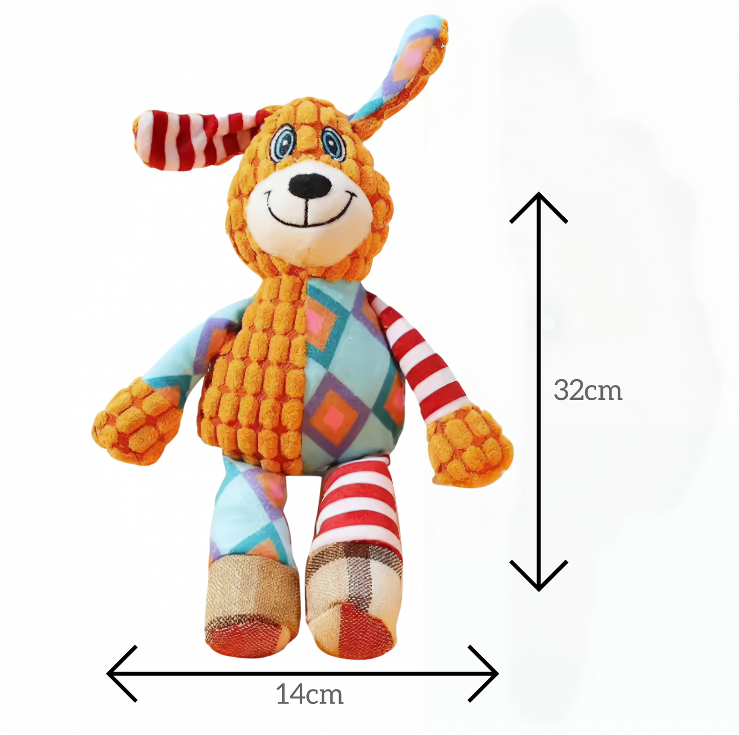 Patchwork Plush Teddy